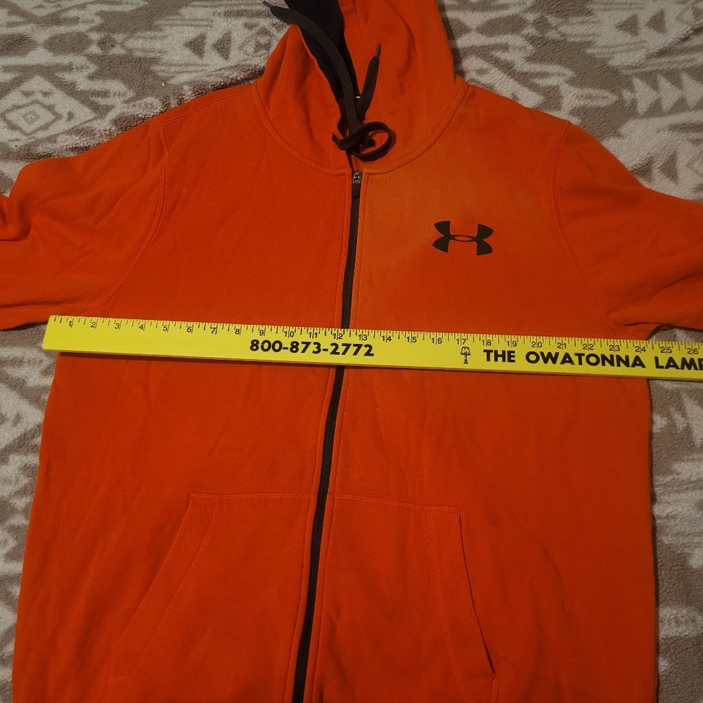 Under Armour Men's Vibrant Orange Performance Jacket - Picture 5 of 8